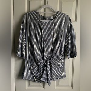 Eva Franco Marin Tie Front Shirt Anthropologie